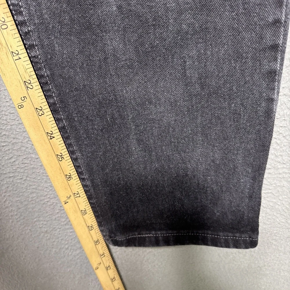 VTG Levis 550 Jeans Mens 30x32 (28x30) Black Denim Relaxed USA Distressed Y2K 02
